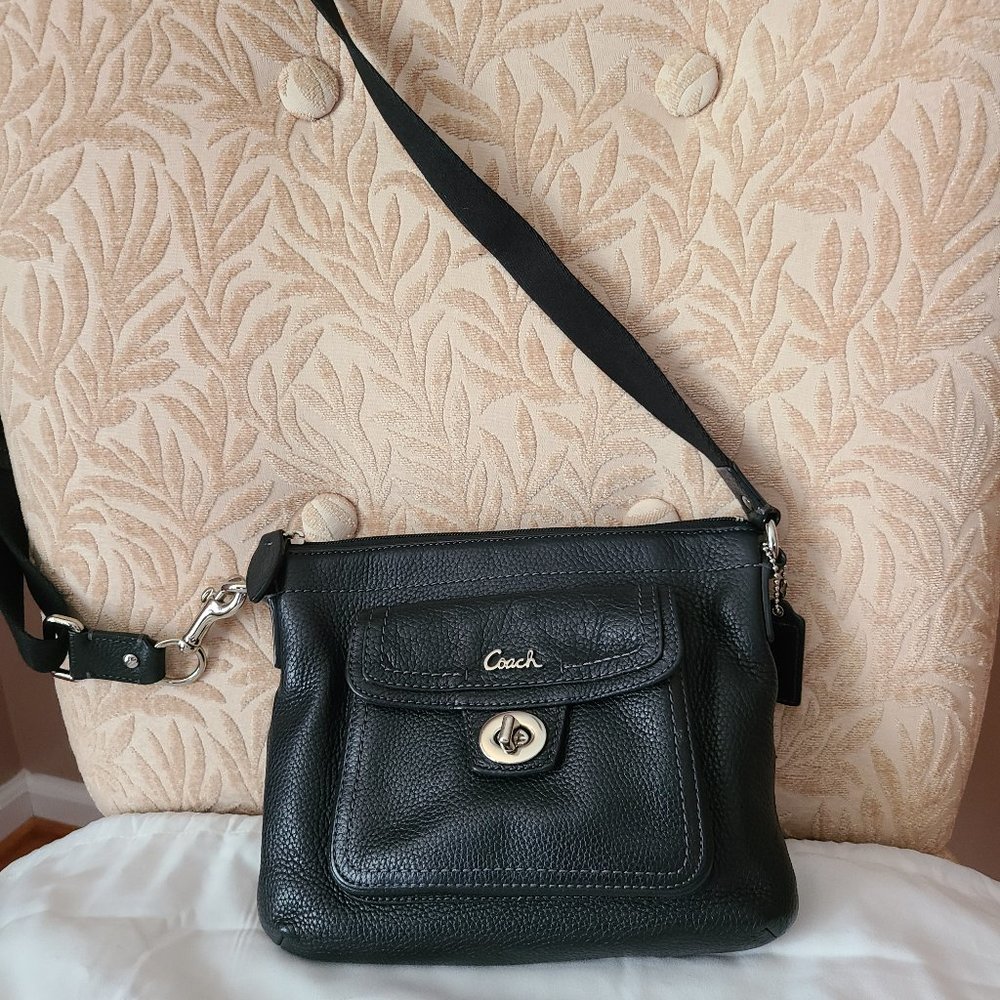 Coach Black Leather Crossbody